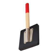 Rubber mallet, tile tool, durable paving hammer with nonslip grip.