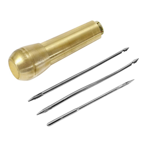 1 Set Partial  Kit for Leather with Copper Cone and Needles for DIY Projects