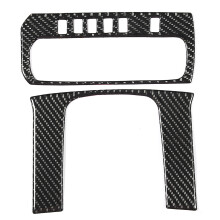 Embellecedor del marco de la palanca de cambios de fibra de carbono para Honda Civic de 10.ª generación (2016-2020). Cubierta de la consola central