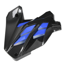 Protetor de radiador para motocicleta com design em fibra de carbono, material ABS anticorrosivo, painel leve e de alta resistência para maior