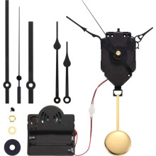 Household crossstitch clock tuning fork pendulum movement part shaft image base movement plastic metal