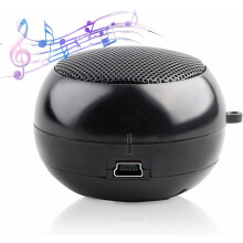 Altavoz WLAN para entretenimiento en movimiento, diseño expandible, mini altavoz portátil de viaje con graves nítidos y bajo consumo de energía,