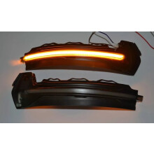 Blinker mit dynamischem sequenziellem LED-Effekt, wasserstrahlartigem Blinker für verbesserte Verkehrskommunikation, LED-Seitenspiegelblinker