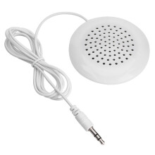 Bærbar putehøyttaler for bruk ved sengetid, 3,5 mm mini stereohøyttaler med Aux-plugg for MP3MP4CD-spiller mobiltelefon, høy lyd, høy lyd, høy