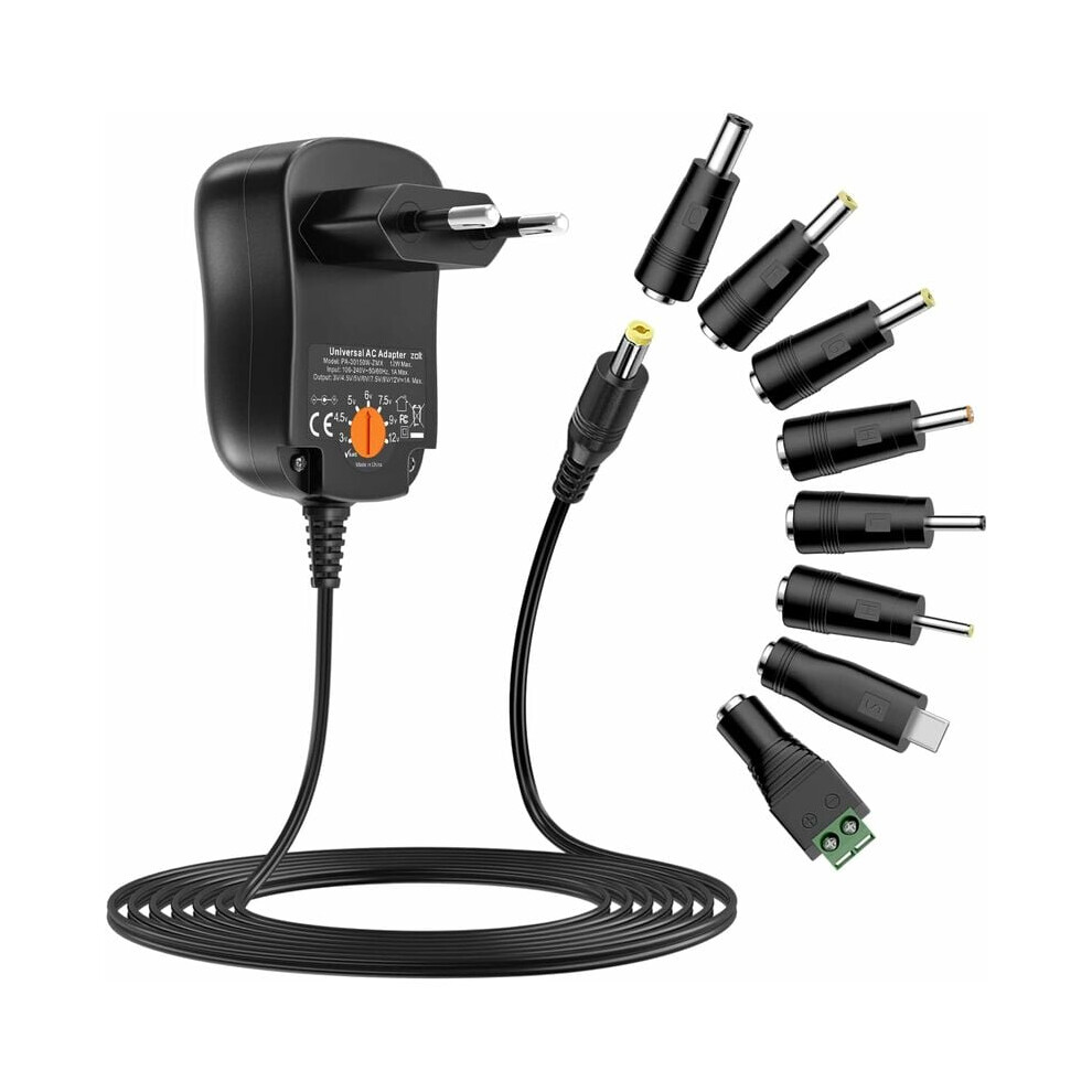 Multi Voltage Universal Ac Adapter For Household Electronics, With Over Current Protection And Wide Voltage Range, Good Quality, Good Quality, Durable 9139052179608