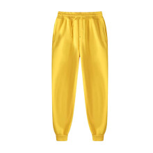 Sports Trousers Men's Cargo Trousers Long Cotton Jogging Bottoms Loose Fit Sweatpants With Pocket Yellow XL