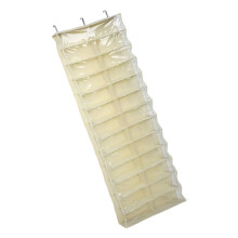 Closet And Wall Mount Planner 26 Pocket Clear Hanging-Yellow