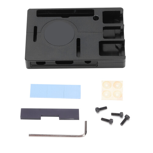 Θήκη αλουμινίου για Raspberry Pi3B+, Μεταλλικό κέλυφος με παθητική ψύξη και διπλό