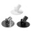 Pack of 2 Oxidation Immune Shower Curtain Bracket-White 2