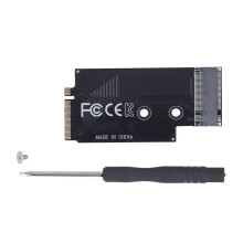 PCI-Express 4.0 x4-adapter, NGFF M.2M-Key NVMe AHCI SSD naar PCI-E-adapter, laag profiel voor 1U-servers, ondersteunt snelle gegevensoverdracht,