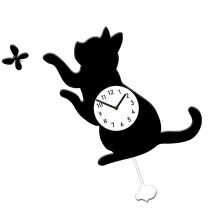 Rustics-Wanduhr, batteriebetrieben, geräuschlos, ohne Ticken,