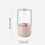 360 Degree Rotating Multi Compartment Makeup-Milk apricot white 4