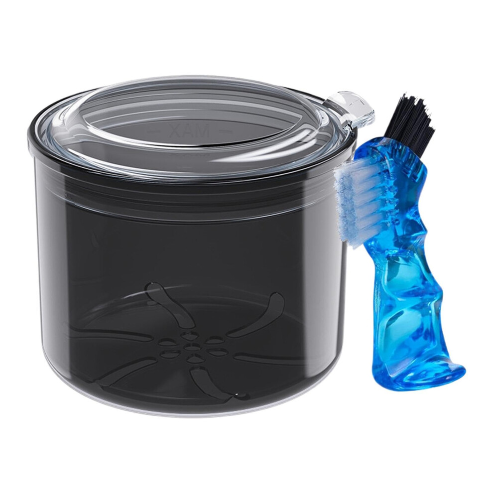 Denture Holder Case With Strainer Basket Mouth Guard Storage Teeth Aligner Case Travel Cleaning
