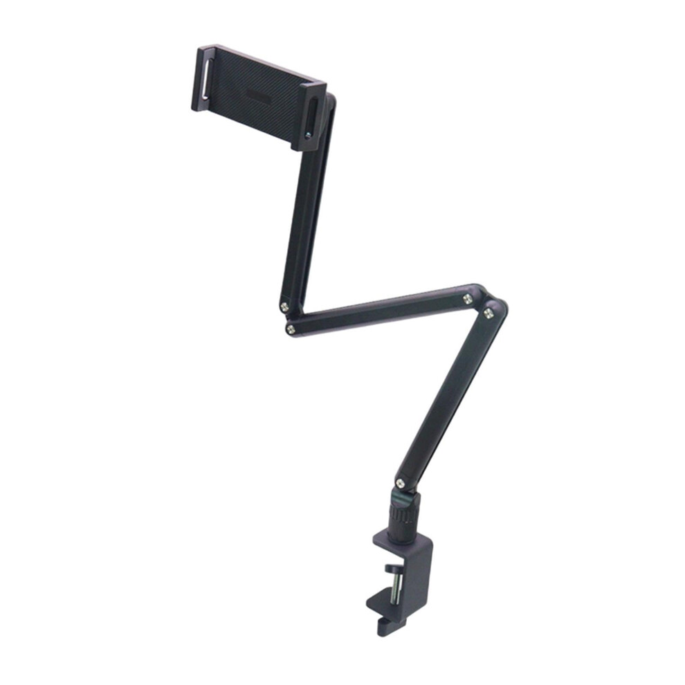 Laptop Tablet Holder Foldable Desk Stand Compatible With Laptops And Tablets For Radio Studio Podcast Gaming Video Black 9365049467209