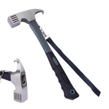 Zelthammer Camping Hammer with Ergonomic Handle Multifunctional Outdoor Tool with Ergonomic Grip for Camping, Hiking, and Climbing Gear