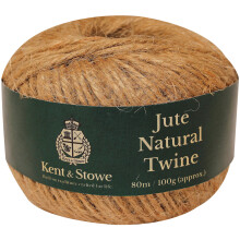 Kent & Stowe 70100805 Jute Twine Natural 80m 100g