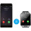 Full Touch Screen Android Smartwatch With SIM Card Slot Pedometer Camera FitnessTracker Silver Black 2