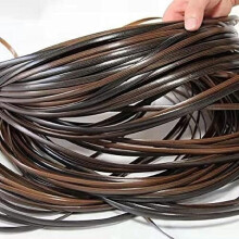 Woven Plastic Rattan  Material, Hand Woven Plastic Rattan  Material, Sleeping Mat for Furniture Baskets (A) 8Mm A