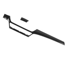 Accesorios para el panel de instrumentos del Honda Accord, cubierta de decoración interior impermeable con acabado estilo fibra de carbono, material