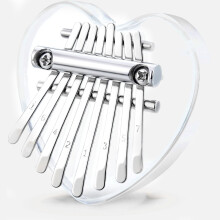 Tragbares Fingerklavier, exquisites Design, 8-Tasten-Daumenkalimba – das perfekte Geschenk für kreative Köpfe. Die Mini-Kalimba erzeugt einen