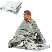 Emergency Sleeping Bags for Survival Mylar Foil Blanket 90% Heat Retention Bivy Sack Ultralight Waterproof
