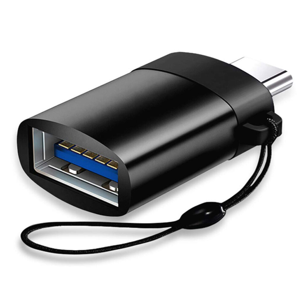 Usb C To Usb Adapter, Usbc To Usba Hub, Keyboard And U Disk Data Transmission, Black 9365049468602