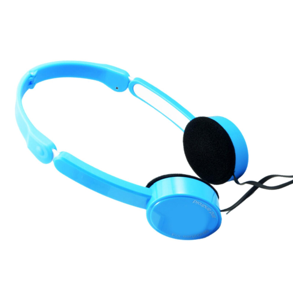 Kids Headphone With Mic Overear Stereo Foldable 3.5Mm Corded For Tablet 9365049469609
