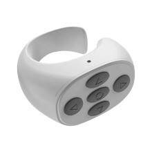 Fingertip Page Turner Light Remote Scroll For Page Up And Down Photo And Video Smart Clicker White