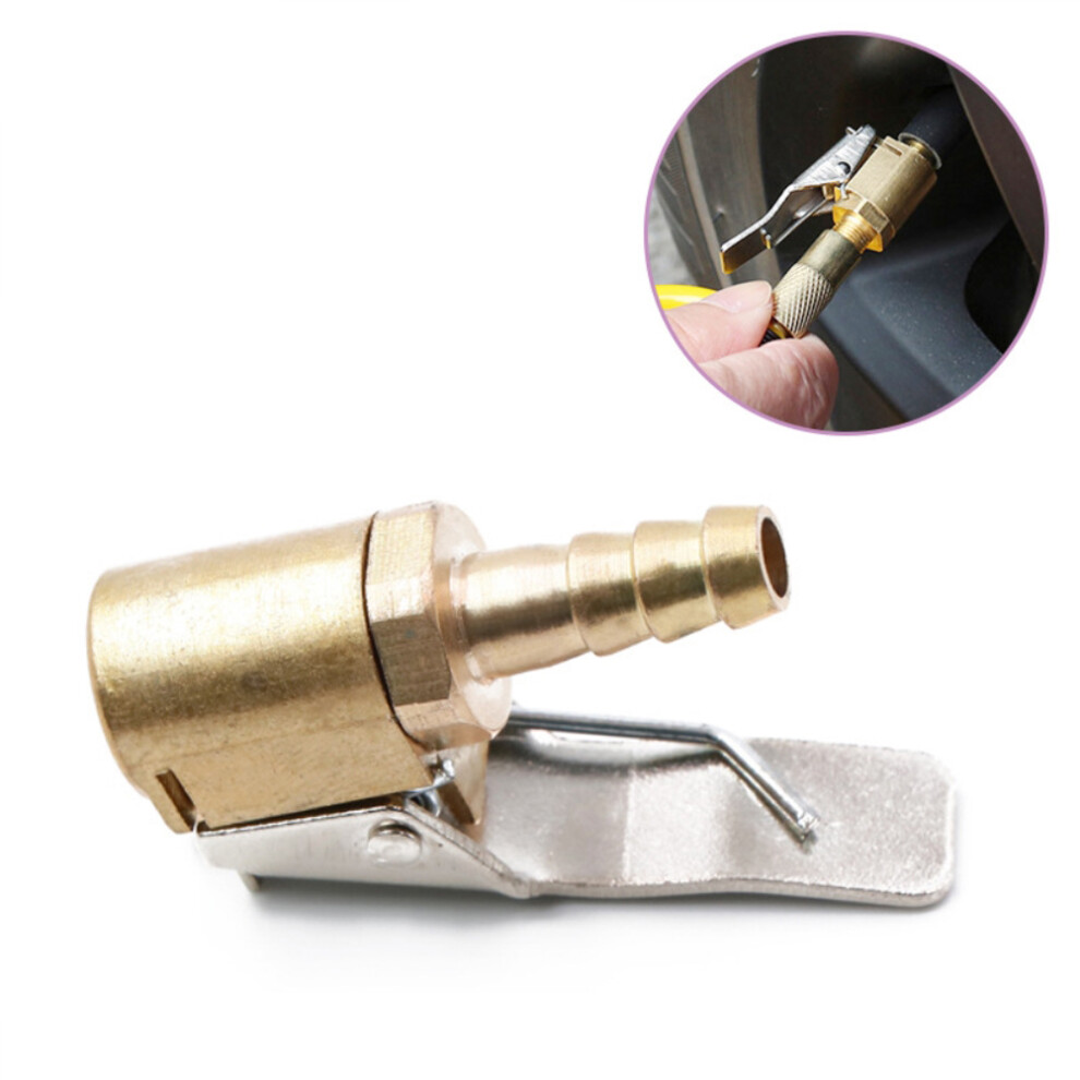 Solid Brass Tire Inflator Chuck Great Tool Widely Used Universal Air Pump Nozzle Adapter Fast Inflation Wear Resistant Corrosion Proof High Strength 9139052766907
