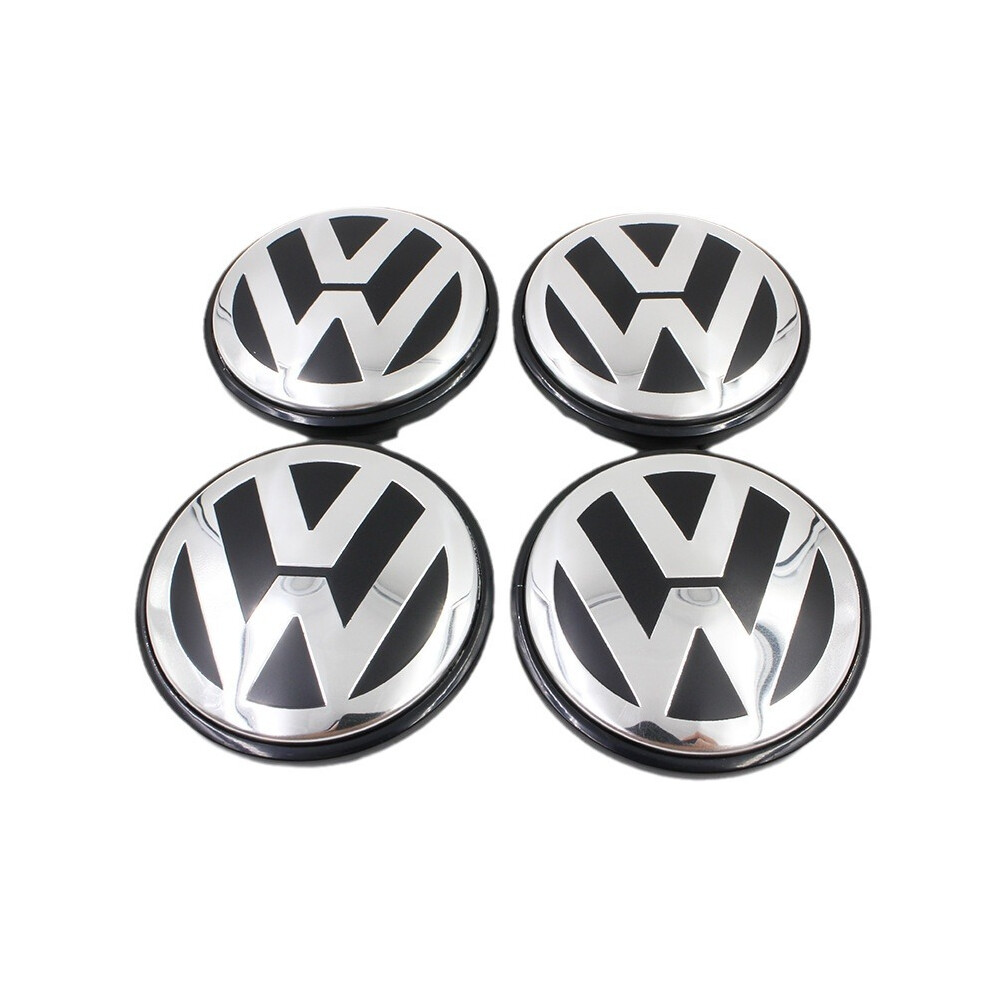 (4pcs) 4Pack 65MM CENTRE WHEEL CAPS GOLF PASSAT JETTA SCIROCCO TIGUAN SHARAN 3B7601171
