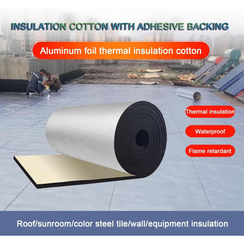 Selfadhesive rubber insulation mat for doors, roofs, floors (25mm, 1*2M) 1