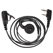 Cuffie radio bidirezionali per Baofeng Kenwood Wouxun, dispositivo di comunicazione con trasmissione vocale chiara e gancio auricolare regolabile a