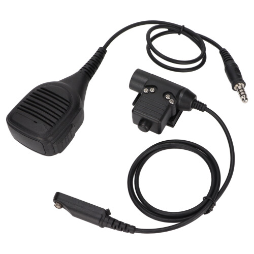 Υψηλής ποιότητας PU Wire Remote Speaker Microphone, Αδιάβροχο Χειρός Ηχείο για Baofeng Uv9R Uv9R Plus Uvxr Bf, 1