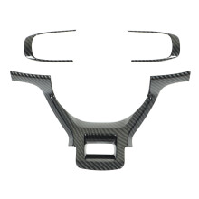 Lenkradbezug im Carbonfaser-Design, strapazierfähiger ABS-Kunststoff, sportlich-luxuriöse Optik, Innenausstattung aus ABS-Material, einfache