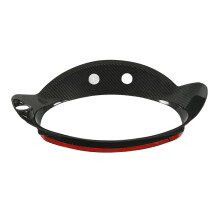 Anello decorativo per cruscotto in fibra di carbonio, accessori per auto con facile installazione. 4. Aggiornamento della finitura della console