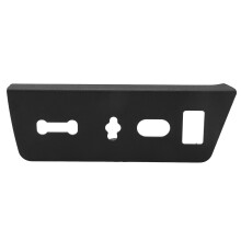 Panel embellecedor del asiento del conductor delantero compatible con Ford F150 2009-2014, carcasa del interruptor del asiento eléctrico, ABS negro