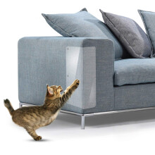 Selvklebende kloreteip for katter, usynlig møbelbeskyttelse for dine elegante sofaer og lenestoler, slitesterk og fleksibel (2-pakning)