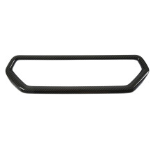Cubierta del panel de la pantalla de navegación, material plástico ABS, decoración interior de alta gama, estilo fibra de carbono, estilo