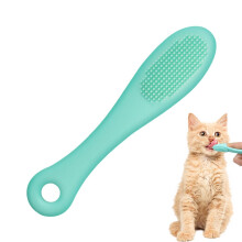 Cat Finger Toothbrush, Cat Chin Brush, Silicone Pet Toothbrush, Soft Toothpaste