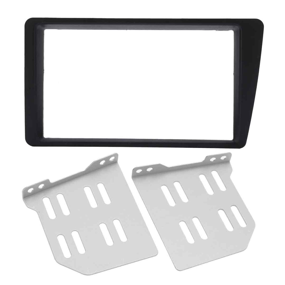 2 Din Radio Fascia Double Din Installation Dash Kit Car Stereo Mounting Frame Anti-Wear Not Easy To Damage Upgrade Appearance Seamless Fitment 9139052827370