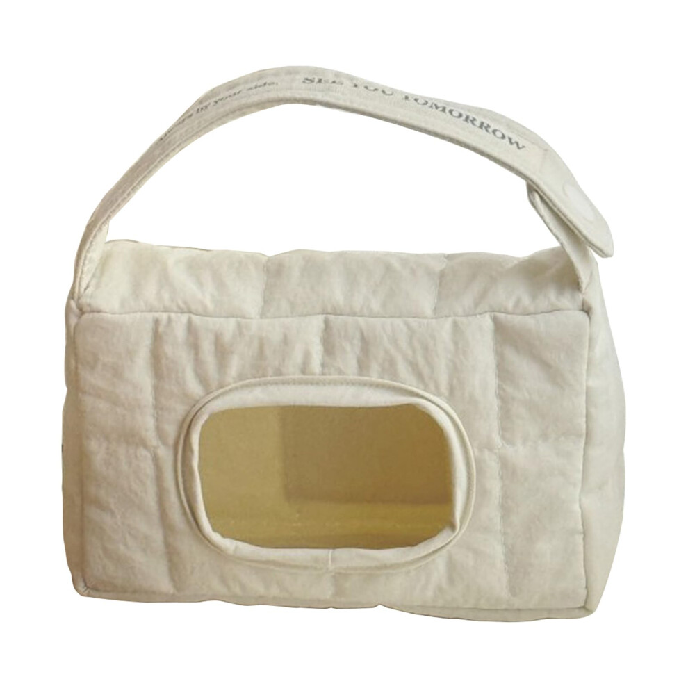 Compact Reusable Baby Holder For Organiser Portable Tissue Case Box With Cotton Pouch And Rope Handle For Infants