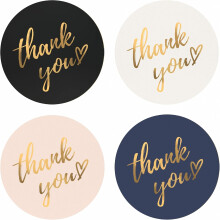 Adesivos de agradecimento de alta qualidade para apoiar pequenos negócios, design atraente, 500 peças autoadesivas, vedação decorativa funcional.
