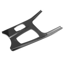 Adhesivo ligero para marco interior de coche de fibra de carbono para BMW X3 F25 X4 F26 2011-2017, volante a la derecha, ABS, panel de palanca de
