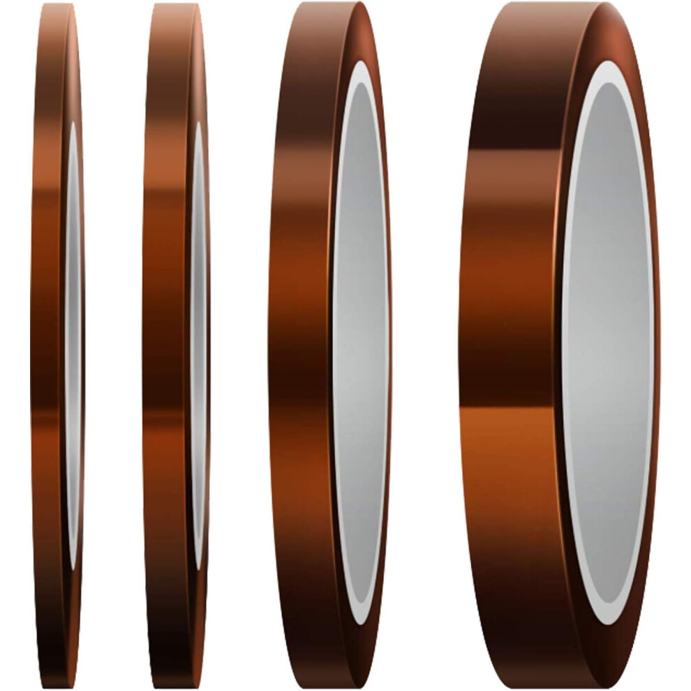 Polyimide Adhesive Tape, Heat Press Tape For Sublimation And 3D Printing, Offers Wide Temperature Resistance And Leaves No Residue, Ideal For Circuit 9198585125353