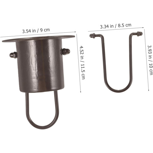 Rain Chain Adapter Drainage Hook For Gutters, Rustproof Rain Chain Accessory, Gutter Connector For Water Flow 2