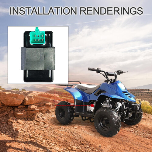 5Pin AC CDI Box4Small Engine Vehicles, Καλωδίωση καλωδίου CDI με βελτιστοποιημένη καμπύλη 1