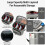 Camping Backpack Large Capacity Grey Hiking Backpack for Picnics and Trips, Easy to Clean, Versatile and Compact Design 4