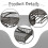 Ventilated Metal Basket with Open Meshes for-Black three layers 6