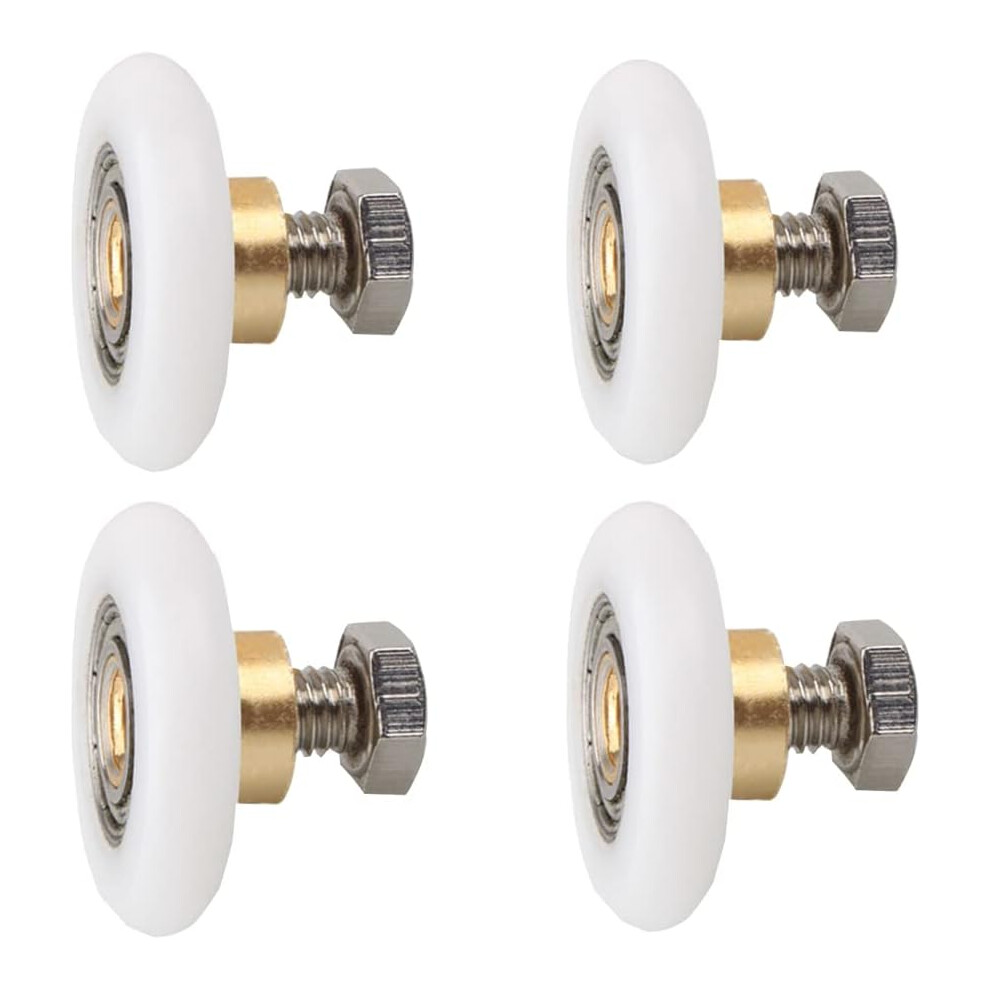 Shower Door Rollers For Mute Effect, Stainless Steel Shower Door Wheels Waterproof Dustproof Effortless Glide For Universal Compatibility (Improved Co 9198585125865