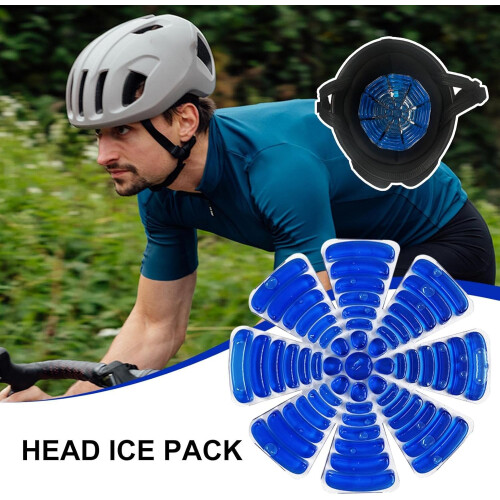 Cooling Hat Inserts Head Cooler Pad For Riding Helmet Equestrian Ice Pack Liner 1